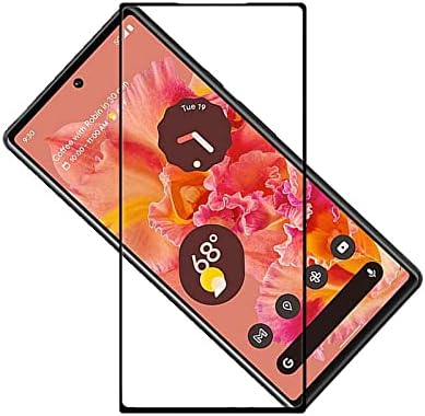 VIESUP [2PACK Full Coverage Anti-scratch Easy Installation Black Silk Screen Tempered Glass Protective Film for Google Pixel 6 GB7N6 (6.4”) 2021...