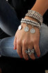 Zealmer Boho Bracelet Set Bohemian Coin Bracelet Tribal Statement Design Hand Bracelet 2 Types...