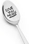Love You More Spoon Gifts for Him Her Wife Husband Anniversary Birthday Gifts for Boyfriend Girlfriend Christmas Gift for Couples Tea Coffee Spoon...