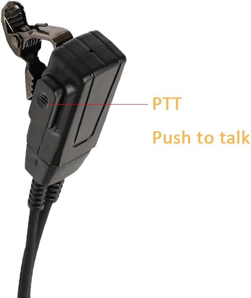 Acoustic Tube Earpiece Headset with PTT Mic Compatible with Uniden GMR 2 MOICO M880 T228 T328 T388 GMR5089-2CKHS GMR1636-2C Walkie Talkie Two Way ...