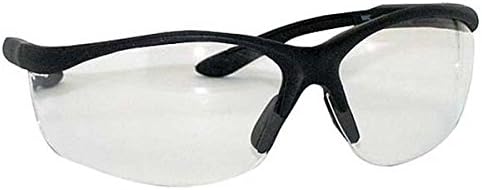 Ironwear Porter 3300 Series Nylon Protective Safety Glasses, Clear Anti-Fog Lens, Black Frame (3300-B-C/A)...
