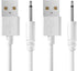 2PACK Charger Cable Compatible with Shibari Mini Halo Vibrator Replacement Charging Cable Accessory for Shibari Mini Halo Vibrator, White-2.2Ft......