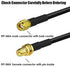 CORONIR 2Pack 33ft WiFi Antenna Extension Cable RP-SMA Male to Female Connector for Wireless LAN Router Bridge Wireless Network Card Security IP C...