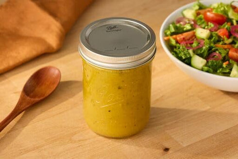 Ball Wide Mouth Glass Mason Jars with Lids and Bands, Used for Canning, Pickling, Juice, Jam, Jelly, Pint Size 16 Ounce (Pack of 3)...