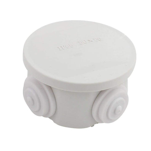 YXQ ABS Waterproof Junction Box w Hole Electric Project Enclosure Round Shape Case for DIY...