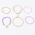 Pingyongchang Bohemian Stackable MultiLayer Beaded Heishi Bracelets Set for Women Butterfly Pearl Crystal Vinyl Clay Disc Surfer Stretchy Stretch ...