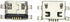 20PCS Phone Micro USB Type-B 5 Pin Female SMD Panel Mount Connectors...