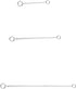 Ruwado 3 Pcs Necklace Extender Chain 925 Sterling Silver Multi Length Plated Chain Set for Women Jewelry Making Kit Bracelet Anklet (Silver)...