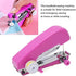 Mini Single Stitch Handheld Sewing Machine,Pocket Manual Sewing Machine Handheld Sewing Machine Purple Light Weight Pocket Sewing Machine for Clot...