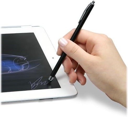 BoxWave Stylus Pen Compatible with iPad Mini 1st Gen - Slimline Capacitive Stylus, Slim Barrel, Rubber Tip Stylus Pen - Crimson Red...