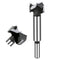 1 Inch Carbide Forstner Drill Bit, Carbide Tipped Forstner Bit for Hard Wood, Wood Drilling Bit Woodworking Hinge Cutter Tool Kits for Wood Plywoo...