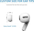 3 Pairs Replacement Ear Tips Compatible with AirPods Pro and AirPods Pro 2, Updated Ear Buds Silicone Tips Including AirPods Cleaner Brush with Po...