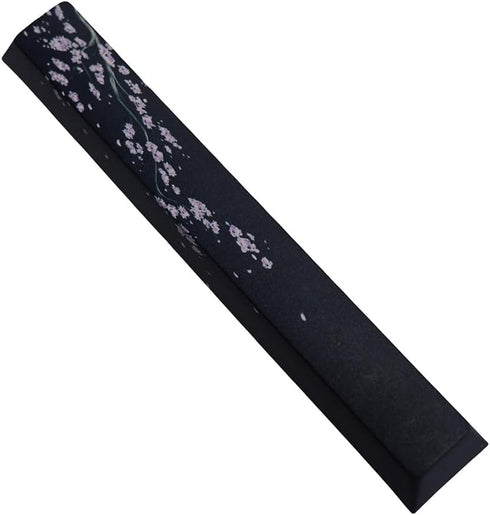 Custom Spacebar Japanese Plum Blossoms PBT 6.25U Keycaps,Compatible with Cherry MX Switches Mechanical Keyboard DIY Keycap,Computer Gaming Keyboar...