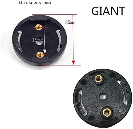 Trigo Bicycle Bike Computer Mount Insert Kit Base Adaper for Garmin K-Edge Bryton Wahoo MIO Giant Out Front Replacement Co-Polymer?Wahoo...