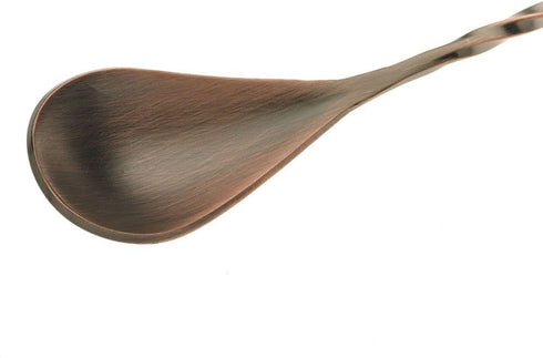 Barfly Bar Spoon, Teardrop End 11 13/16" (30 cm), Antique Copper...
