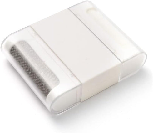 1 Pack Two Head Manual Mini Lint Remover, Portable Hair Ball Trimmer Battery-Free Lint Shaver Sweater Overcoat Laundry Cleaning Tool - White...