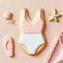 One Piece Bathing Swimsuit/Lingerie 4 Inch Cookie Cutter from The Cookie Cutter Shop – Tin Plated Steel - Made in the USA...