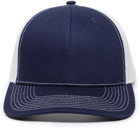 Outdoor Cap Men's Standard mesh Back Ballcap, Navy/White...