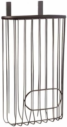 Spectrum Diversified Ashley Over-The-Cabinet Plastic Grocery Bag Dispenser, Plastic Bag Holder for Kitchen Storage & Organization, Under Sink Orga...