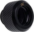 Alphacool 17262 Eiszapfen 13mm HardTube Compression Fitting G1/4 - knurled - deep Black Water Cooling Fittings...