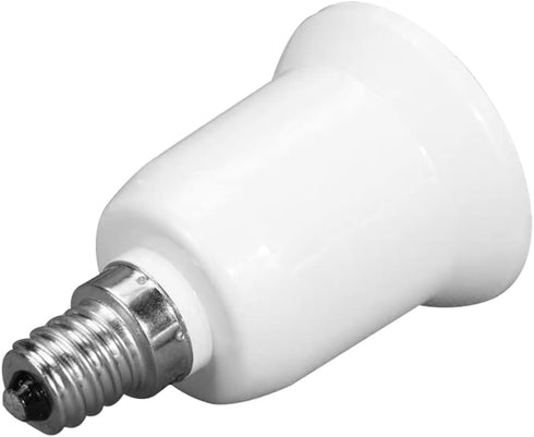 E12 to E26 /E27 Adapter Chandelier Light Socket, E12 to E26 Adapter E12 Light Socket,Light Bulb Socket, Light Socket Adapter, Bulb Base Adapter Co...