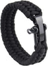 Hewnda 10 Sets Zinc alloy Bow Shackle Umbrella Rope,Adjustable D Umbrella Rope Bracelet Buckle Survival D Shape...