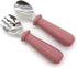 Baby Spoons Self Feeding, Stainless Steel Baby Silverware with BPA Free | Set of 2| Blue and Pink...