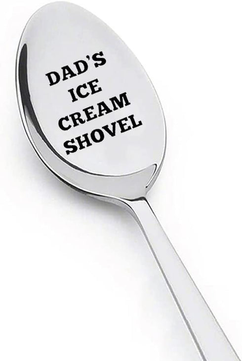 Birthday Christmas Gift for Dad Spoon for Ice Cream Related Gift Daddy Gifts for Fathers day from Daughter Son Unique Dad's Day Gift for Dad Who H...