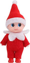 Baby Elf Mini Tiny Toddler Elves Kid Craft Babies Doll Decoration Accessories for Girls Boys Kids Adults (Red)...