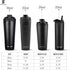 Ice Shaker Insulated Stainless Steel Shaker Bottle | 20 oz, Black | Cold for 24+ Hours | Insulated Cup with Twist-on Agitator | Odor-Free Bottle f...