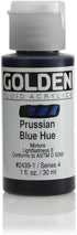 Golden Artist Colors Golden Fluid Acrylic Paint 1 Ounce-Historical Prussian Blue Hue...
