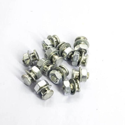 Bicycle Brake line Anchor Bolt, Brake line Adjuster with nut and Washer, Suitable for Off-Road Bicycles. Electric Bike. Foldable Hybrid Bike for K...