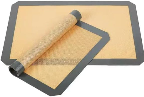 Silicone Mats for Baking Set of 2 Non-Stick Baking Mats Food Safe Cookie Sheet Liners for Effortless Baking...