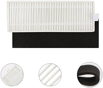 Replacement Parts Compatible with Eufy Robovac 11+, Eufy 11 Plus Vacuum Cleaner Accessories - Filters and Side Brushes (Pack of 12)...