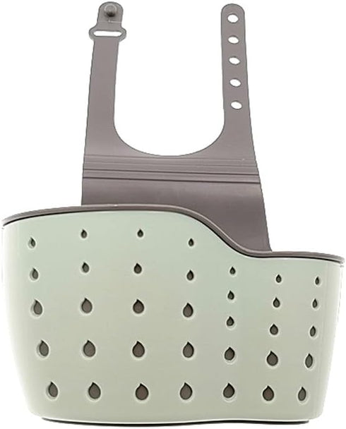 Kitchen Sink Caddy Sponge Holder Hang Basket for Scrubber Dish Brush Kitchen Accessories Organizer(Light Blue)...
