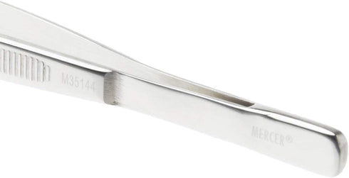 Mercer Culinary 18-8 Stainless Steel Chef Plating Tongs, Curved Fine Tip, 6-1/8 Inch...