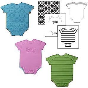 Baby Onesie Cookie Cutter and Impression Mat...