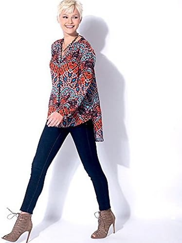 McCall's Patterns M7324 Misses' Half Placket Tops and Tunic, Size E5 (14-16-18-20-22)...