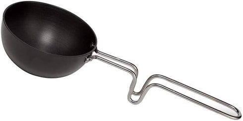Satre Online and Marketing Hard Anodized Non Stick Aluminium Tadka Pan, Mini Fry Pan,Size No-6- Black...