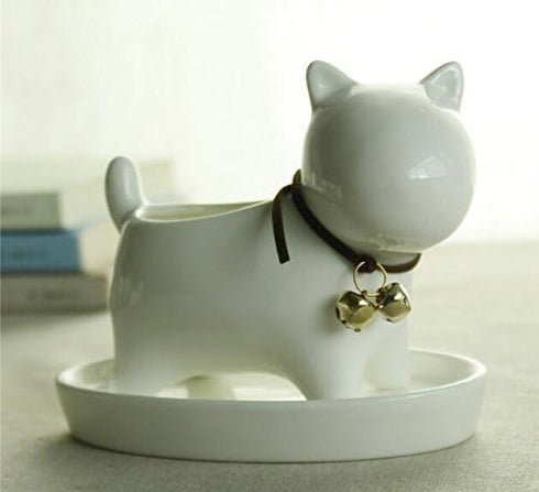 Cute Succulent Planter Animal Shaped Flower Pot Decor for Home Office Desk (Dog)...