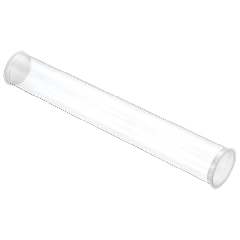 PATIKIL 11.8"L x 1.7"Dia Clear Storage Tubes, 1Pcs PC Plastic Transparent Hollow Round Rigid Tube with Cap for Beads Bath Salt Container Wedding P...