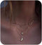 Women Simple Choker Moon Star Choker Necklace Pendant Necklace Trendy Necklace for Women (GOLD)...