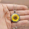Yellow Sunflower Pendant Necklace Earrings Bracelet Inspirational Sunflower Necklace for Women Charm Sunflower Drop Earrings Spring Flower Jewelry...