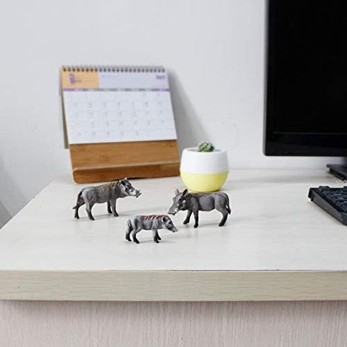 Fantarea Wild Life Jungle Animal World Figures Boar Pig Model Set Toys Desktop Decor Ornament Birthday Party Favors Classrooms Rewards for Childre...