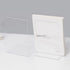 1 Piece Bookend Book End Acrylic Bookend Heavy Duty Book End Book Holder Stopper L Shaped Book Stopper Desktop Organizer for Books Movies CDs(Tran...