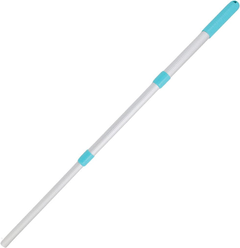 CHICIRIS Pool Skimmer, Pool Net with 3 Section Pole, 38.6 inch Pool Skimmer Net with Pole, Telescopic Aluminum Pole for Cleaning Pool, Pond, Spa a...