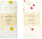 Nassen Dye Gauze Face Towel Set of 2 (Yuzu & Cherry)...