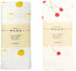 Nassen Dye Gauze Face Towel Set of 2 (Yuzu & Cherry)...