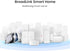 Broadlink FastCon Smart Bulb LB4E26 4-Pack, Color Changing with Music Sync, A19/E26/9W/800LM/110V, Compatible with Alexa and Google Home, GW4C Hub...