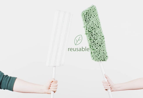 Fern MK27124 Chenille Mop Refill and Microfiber Sweeping Pad - Compatible with Fern 48" Mop Kits for Efficient Cleaning...
